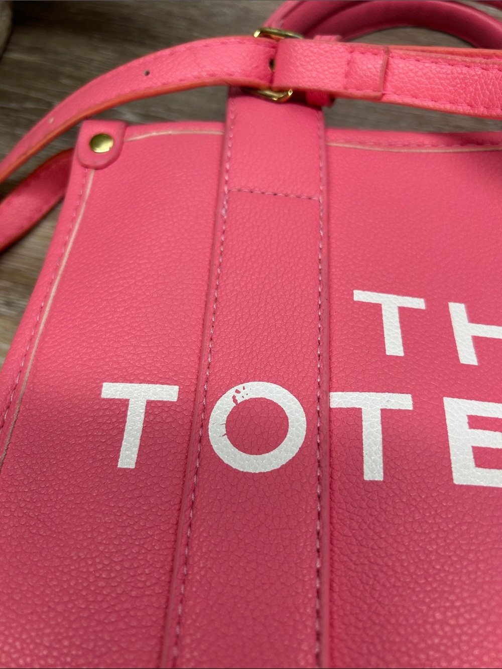 The Tote Bag pink tote - Picture 9 of 11